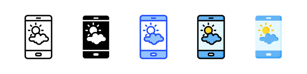 Avalanche Icon Collection With Multiple Styles