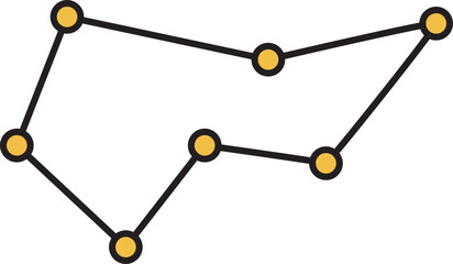 Solid Space Galactic Icon Element