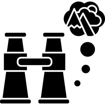Fototapeta Binocular Icon