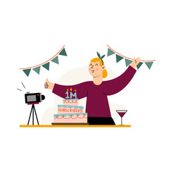 Celebrating 1M Subscribers with Cake