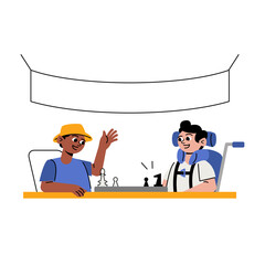 Playing Chess in the Community Center