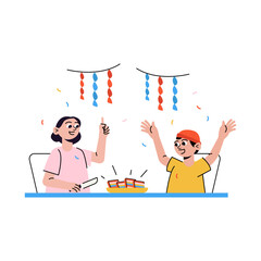 Birthday Cake Cutting Ceremony