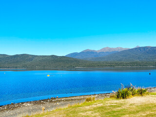 View of Lake TeAnau , New Zealand 2023-Feb.24