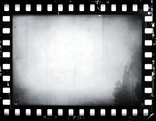 Fototapeta premium Aged film strip frame