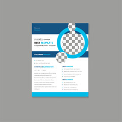 Individual Simple and modern and Minimal Individual flyer design template