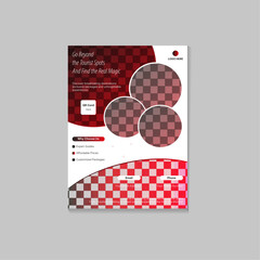 Individual Simple and modern and Minimal Individual flyer design template