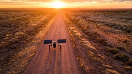 Solar-Powered Drone Surveillance for Wildlife - Using solar-powered drones to monitor wildlife and conservation efforts in remote locations.