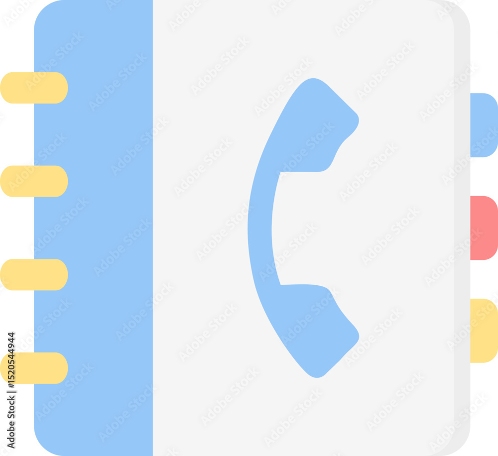 Poster flat icon app basics element