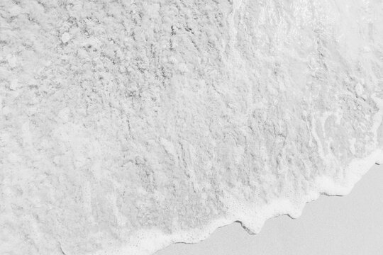 Wave . Black and white toned image 