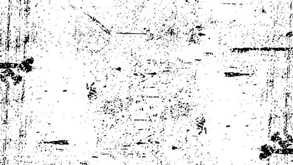 Grain noise particles. Rusted white effect. Grunge design elements. Distressed black texture. Dark grainy texture on white background.