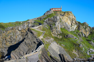 Church on top of San Juan de Gaztelugatxe 