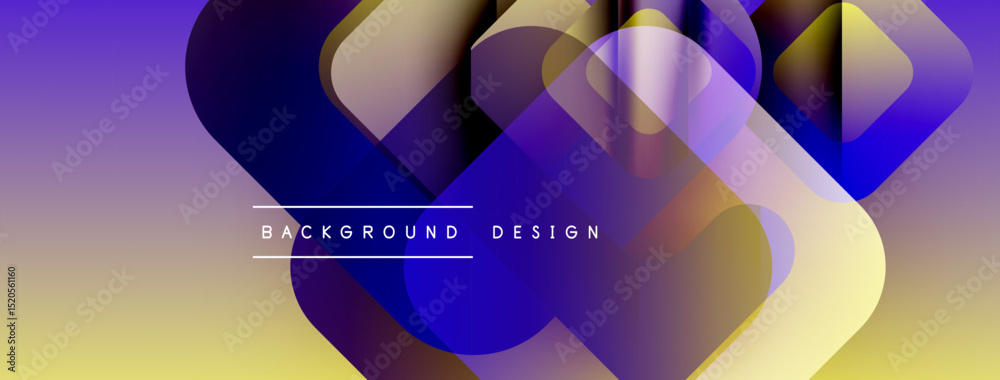 Poster abstract fluid shapes, vibrant colors blend. gradient background creates modern visual impact. desig