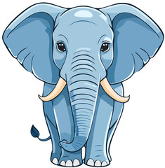 Obraz premium Friendly Elephant Character