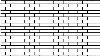 white brick wall texture for background usage as a backdrop design, Abstract white brick wall background - header/banner template