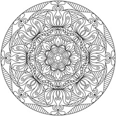 Simple Line Drawings, Line Drawings for Painting Practice, Mandala Paintings, Line Drawings for Making Coloring Books, Printings, Covers, Patterns on Product Surfaces.
