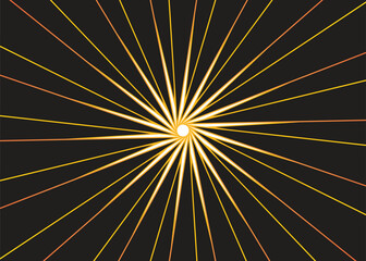 Obraz premium Fractal Burst series. Design composed of fractal radial burst pattern as a metaphor on the subject of science, technology and design