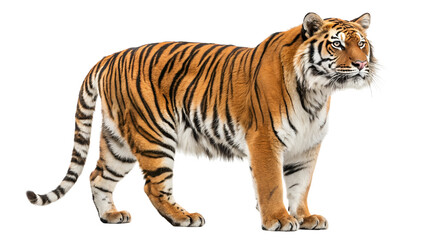 Obraz premium Bengal tiger isolated on transparent background
