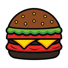 burger and hamburger