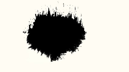 Black ink stain spreading in water, ink transition splatter blot spreading turbulent background.
Black color inks drop on white background. ink splatter compositing, watercolor transition, - Powered by Adobe