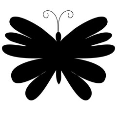 Butterflies silhouettes. Butterfly Silhouettes Vector Illustration. showcases a collection of butterfly silhouette , butterflies are perfect for backgrounds, patterns, and designs. ethereal display of
