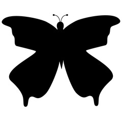 Butterflies silhouettes. Butterfly Silhouettes Vector Illustration. showcases a collection of butterfly silhouette , butterflies are perfect for backgrounds, patterns, and designs. ethereal display of