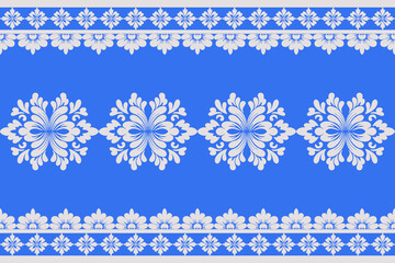 set of snowflakes, blue