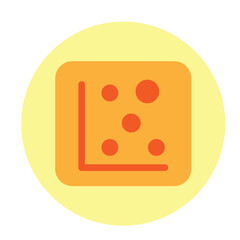 Heatmap Spike Icon Vector Flat Icon Design