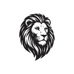 lion head vector