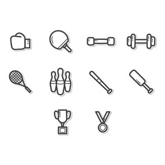 sport clip art set