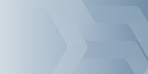 Abstract hexagon lines on gray background. Geometric stripe line art design for poster, © Novi