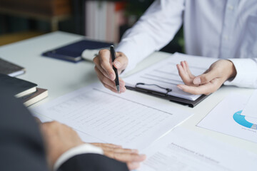 Business People Meeting Design Ideas professional investor working new start up project. Concept. business planning in office