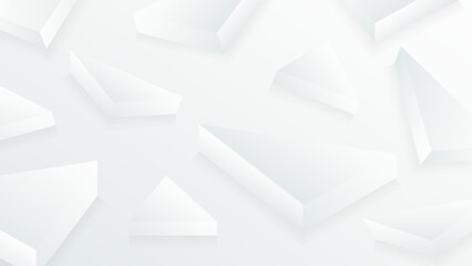 Elegant abstract white banner background