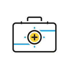 Multi color icon for aid