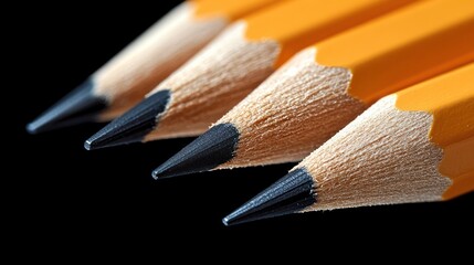 Obraz premium Close-up of sharpened pencils (1)
