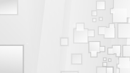 Modern minimalism abstract white with gray background