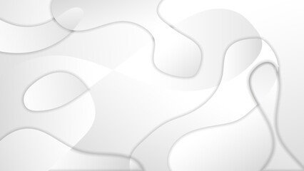 Modern minimalism abstract white with gray background