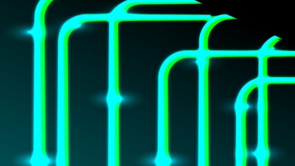 Gradient neon light motion vector background