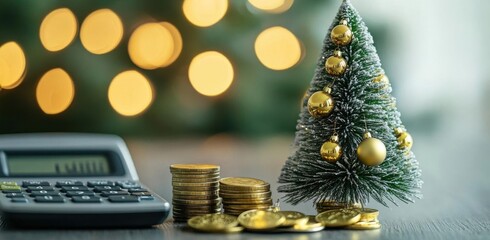 Calculate Holiday Budget with Christmas Theme and Track Festive Expenses