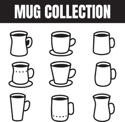 MUG COLLECTION VECTOR