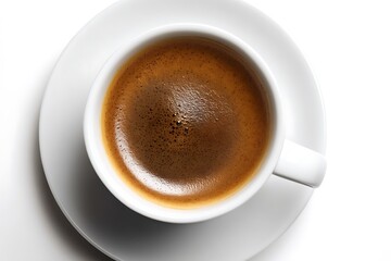 Fototapeta premium Cup of espresso on white background