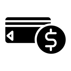 Credit Card Vector Glyph Icon Design