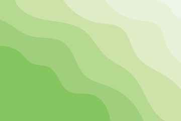 green wavy background in horizontal screen frame