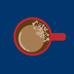 Vector Illustration of a Cup of Coffee