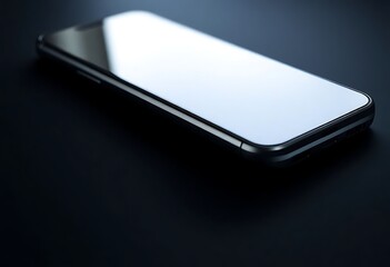 close up of a cell phone on a table