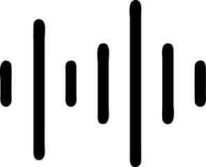 Sound Waves Icon Vector Illustration with Dog Illustration Elements Isolated on a White Background Featuring Audio Frequency and Signal Visualization Design