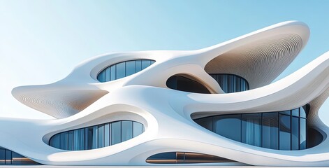 Futuristic Architecture Facade Design