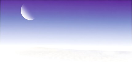 Lunar landscape with dunes and sky