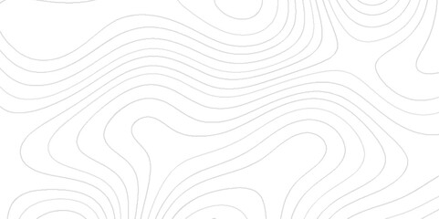 White background topography contour map with various seamless abstract geometric stripes, geological abstract Topographic contour lines map seamless pattern,  geometric pattern of gray lines.