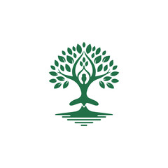 Yoga tree women logo