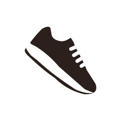 Running Shoe icon. Isolated sneaker symbol. stock illustration